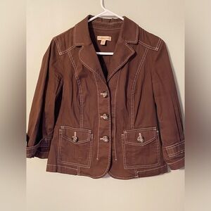 Coldwater Creek Woman’s Short Jacket Sz 10